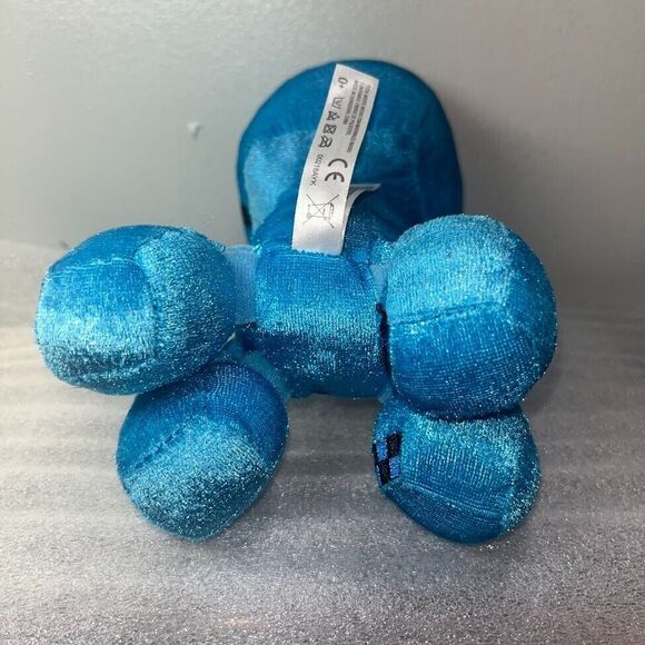 Minecraft Blue Charged Creeper Plush 8” Mojang Jinx 2020 Stuffed Toy Happy - Picture 12 of 16